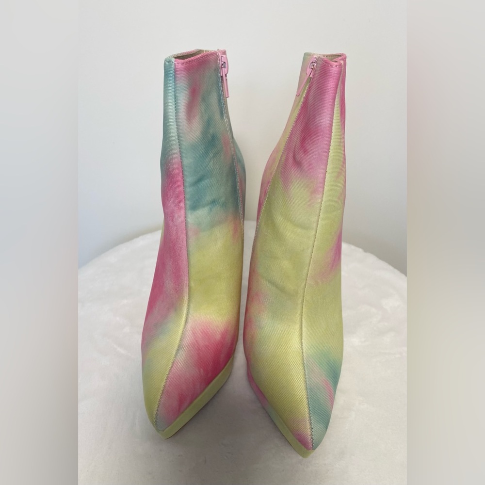 Multi-Colored Platform Ankle Bootie - image 2